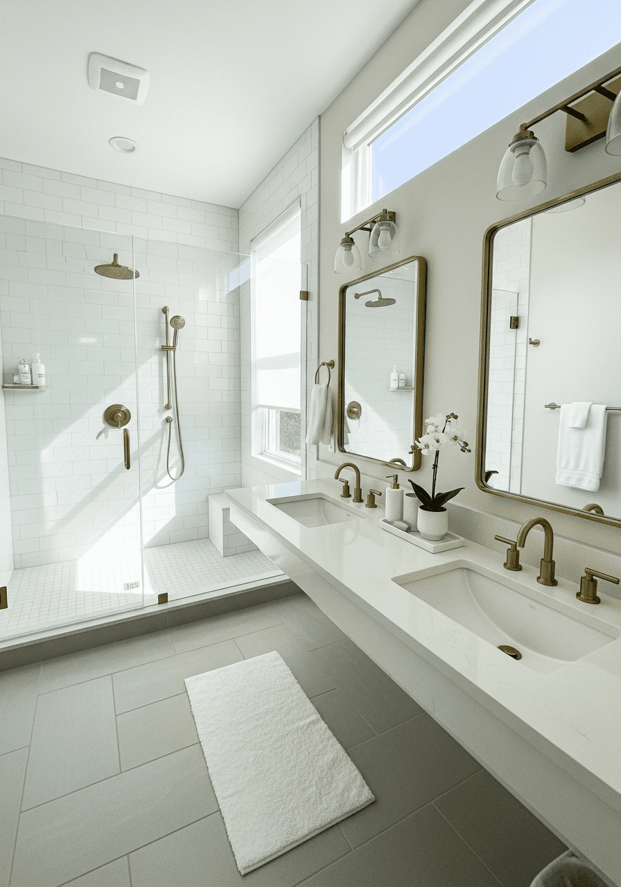 Sample remodeled bathroom (placeholder image — drop in real project photo)
